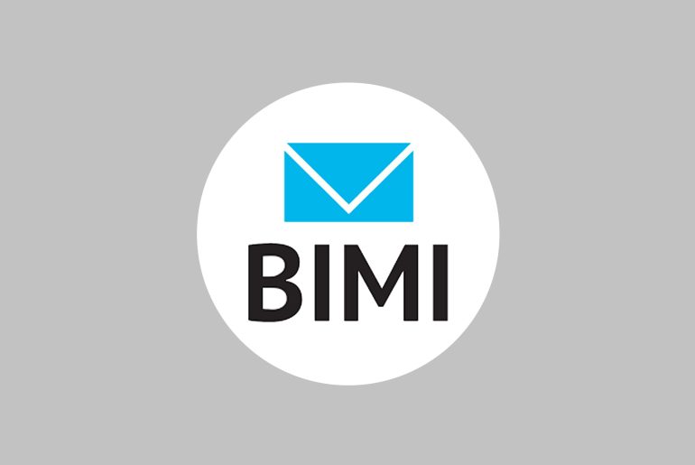 BIMI logo with blue envelope icon
