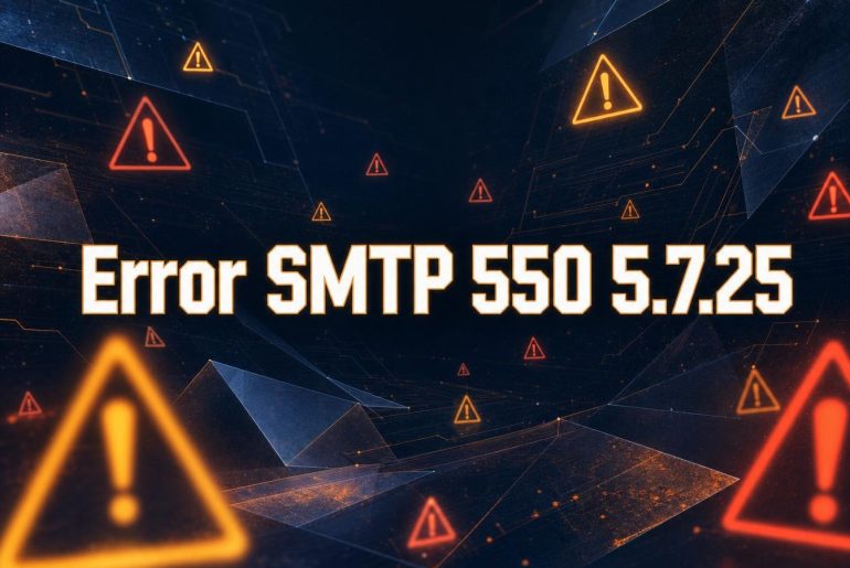 SMTP Error 550 5.7.25 with security alerts