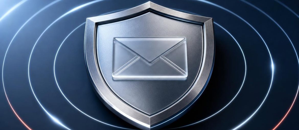 Metal shield protecting an electronic envelope