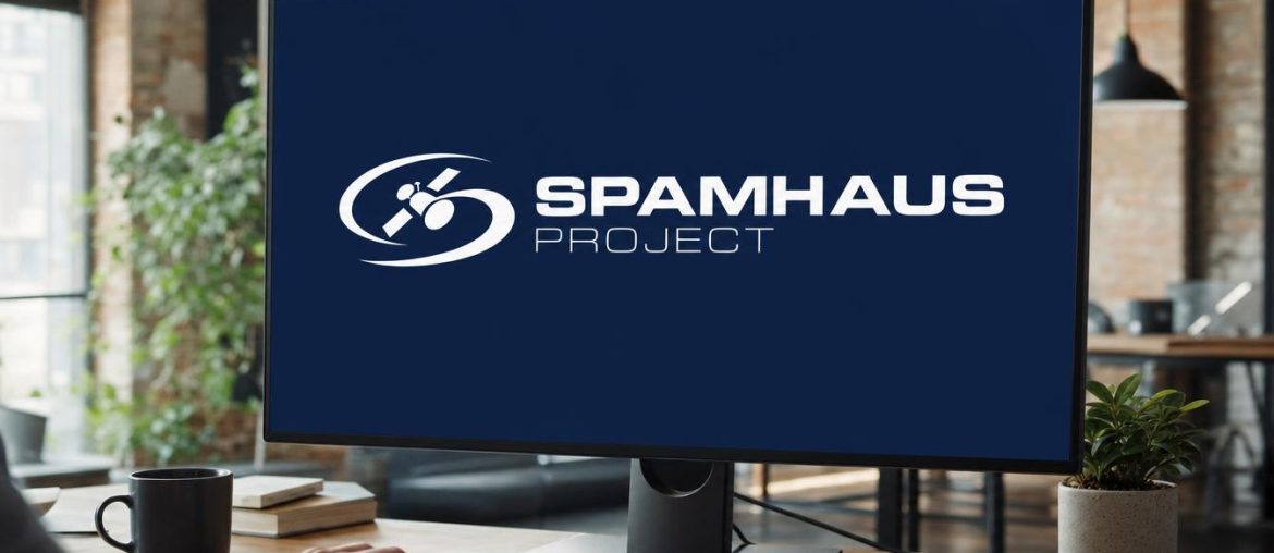 Spamhaus Updates Its Sending Guidelines: HELO, PTR and A Records Spamhaus Project logo displayed on a desktop screen