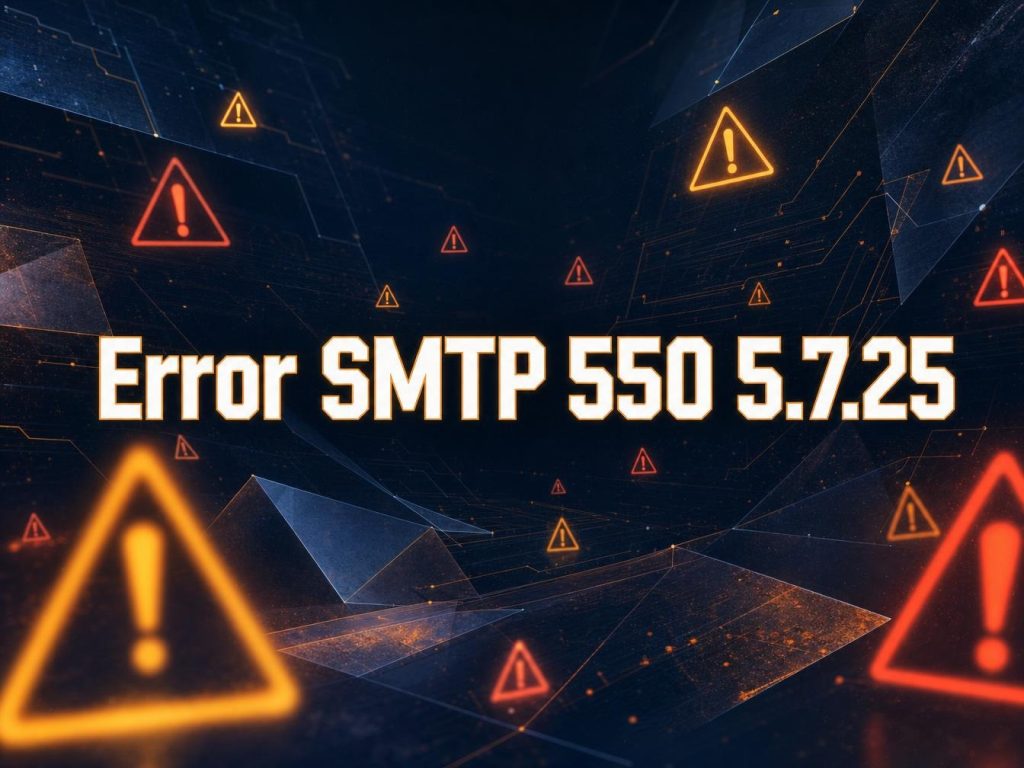 SMTP-Fehler 550 5.7.25: Warum Gmail Ihre E-Mails ablehnt und wie Sie das Problem beheben