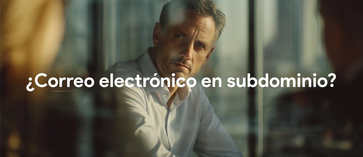 correo electronico subdominio