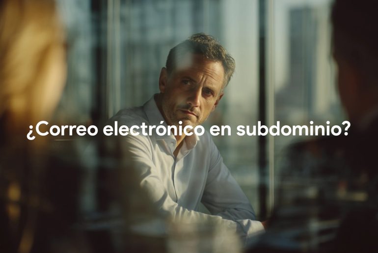 correo electronico subdominio