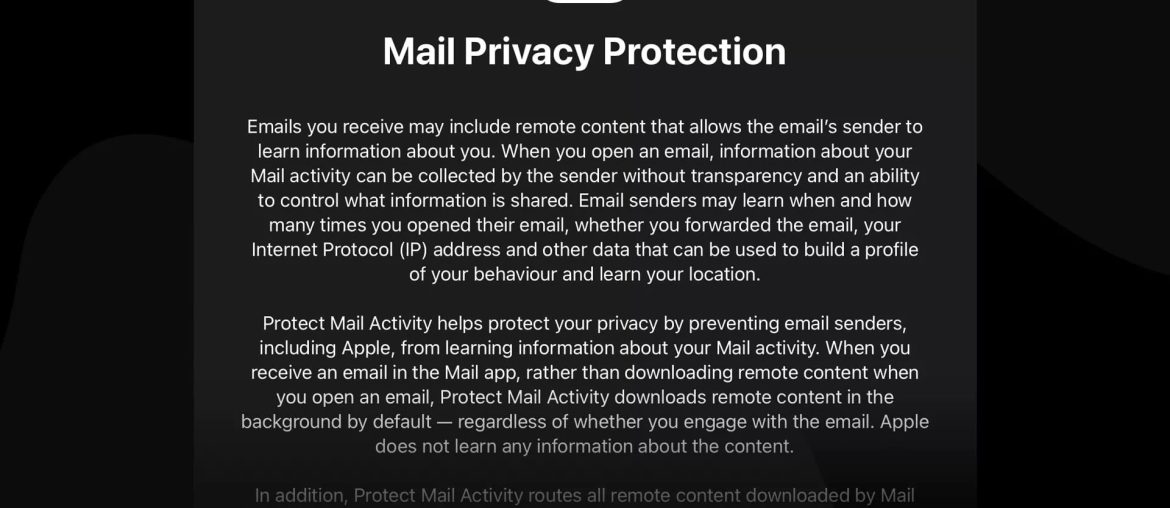Seguridad de privacidad de correo electrónico en iOS 15.