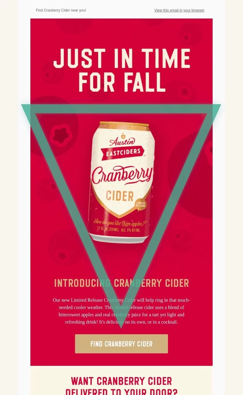 Cerveza de arándano justo a tiempo para otoño