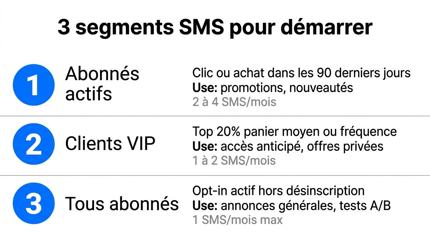 Infographic: 3 SMS Segments to Launch a Program