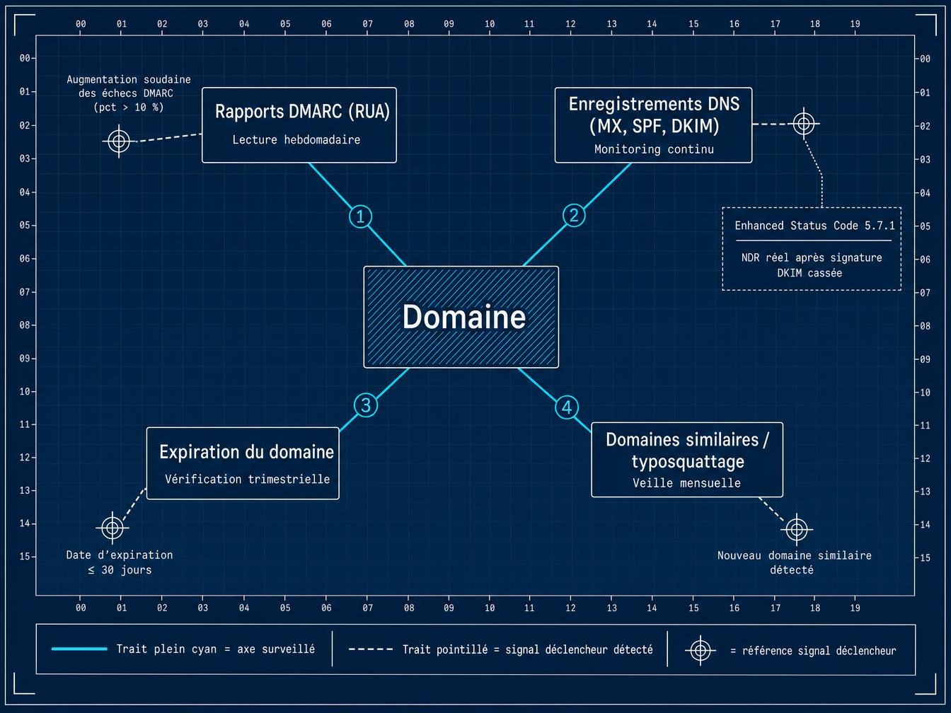 Les 4 axes de la surveillance de domaine