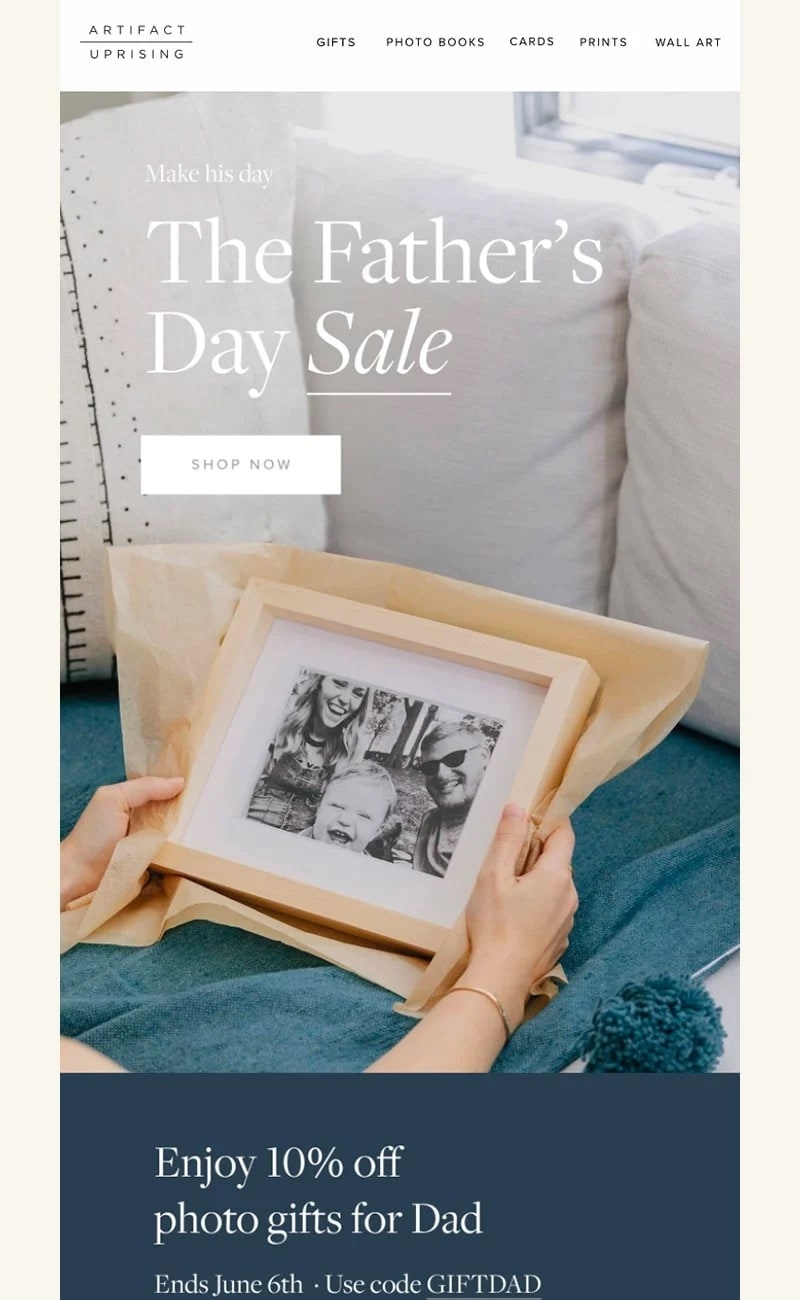 Offerta fotografica per la Festa del Papà