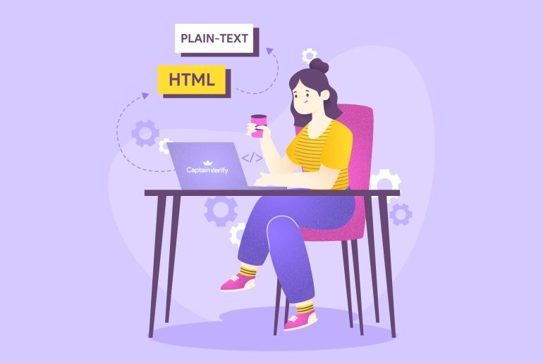 html plain text