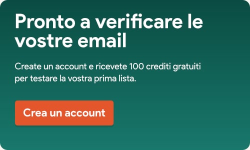 Pronto a verificare le tue email