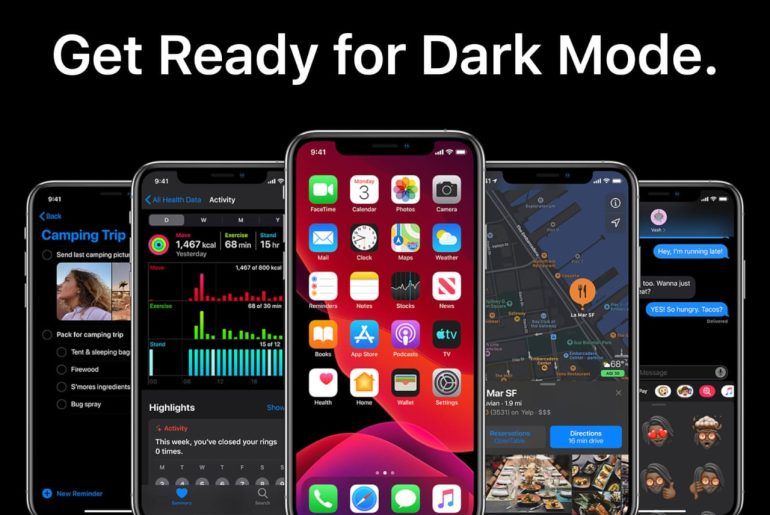 messaggistica dark mode