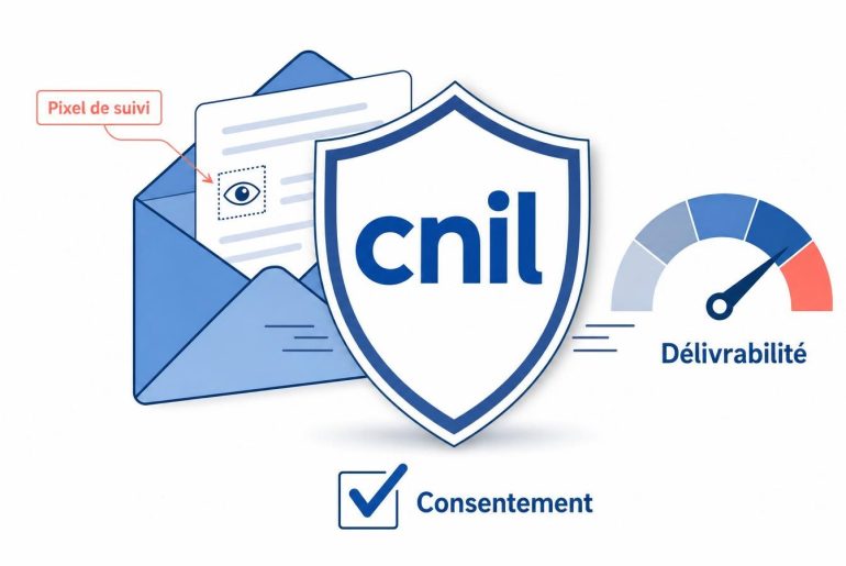 Scudo CNIL, email, pixel di tracciamento, recapitabilità