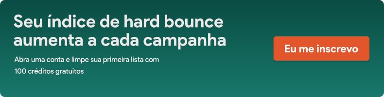 Seu índice de hard bounce aumenta a cada campanha
