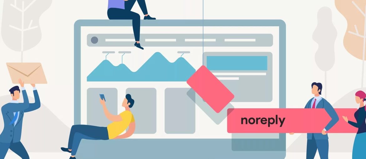 Banir o uso do endereço de email noreply banir noreply