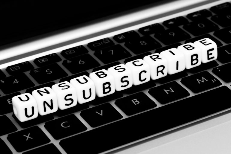Cancelamento de assinatura de listas de e-mail: razões e soluções