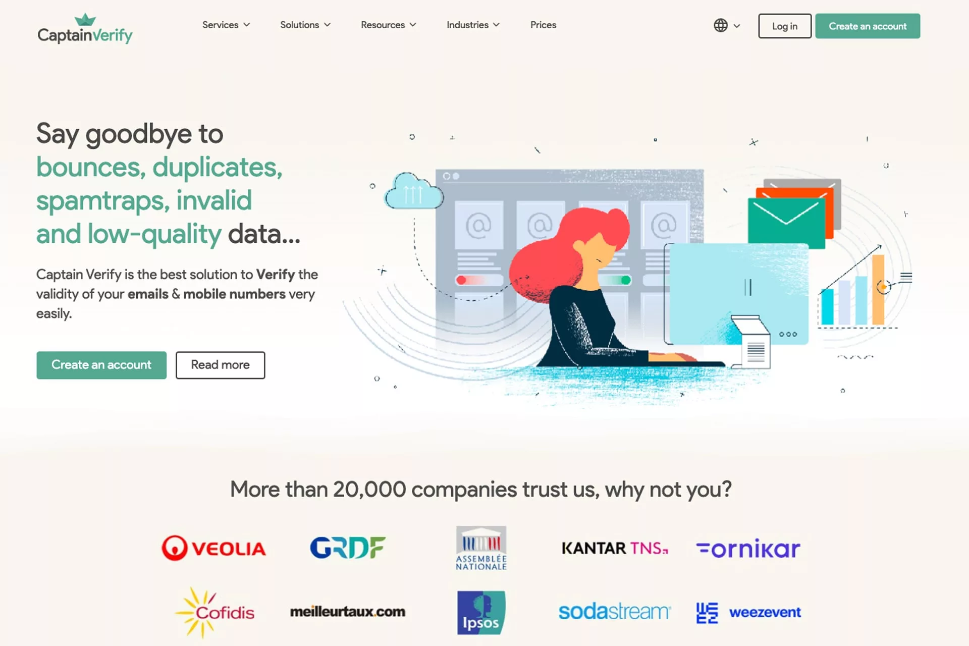 captain verify ferramentas de verificação de e-mails