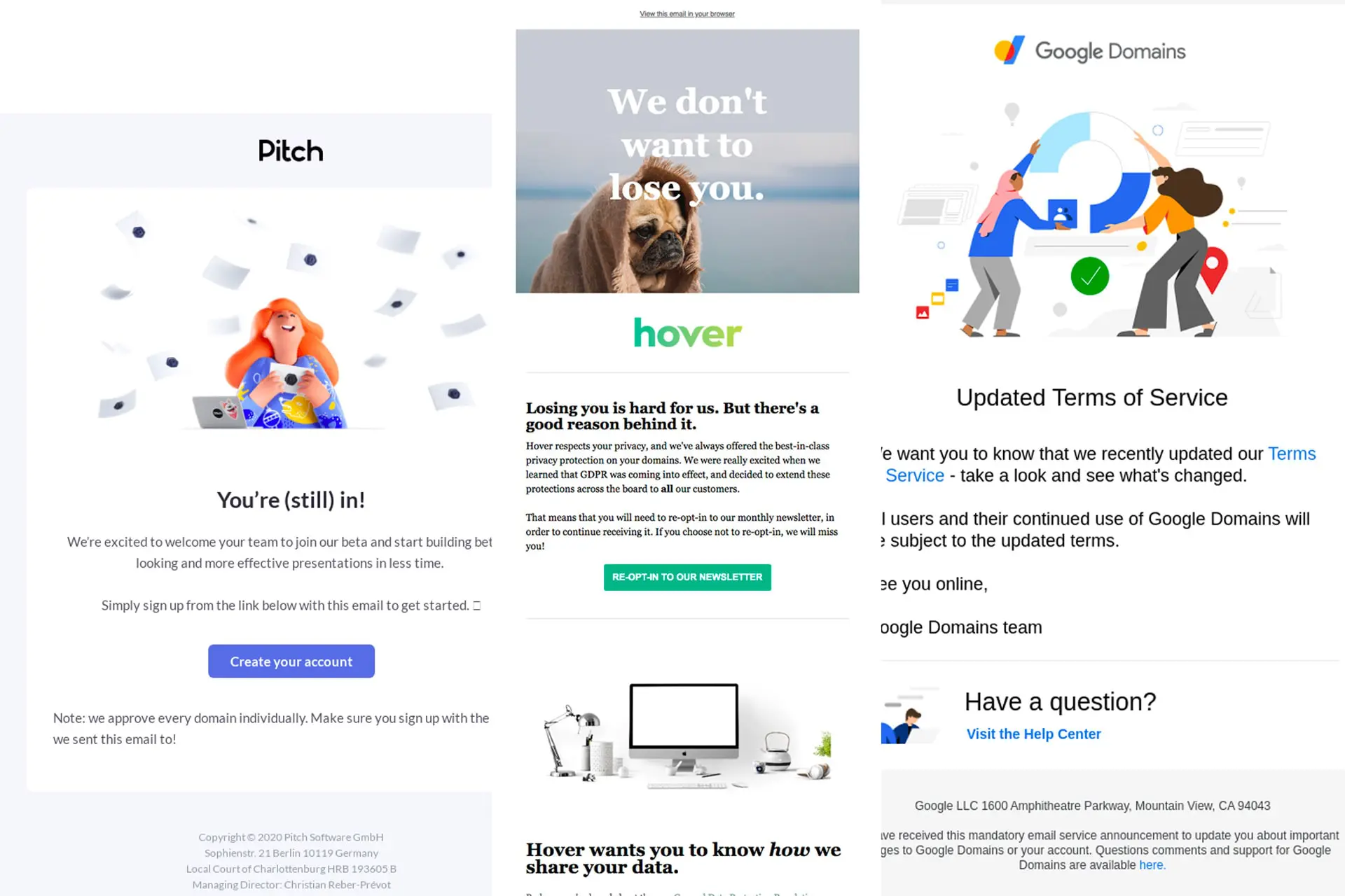 como o tom do texto deve ser adaptado ao tema do email