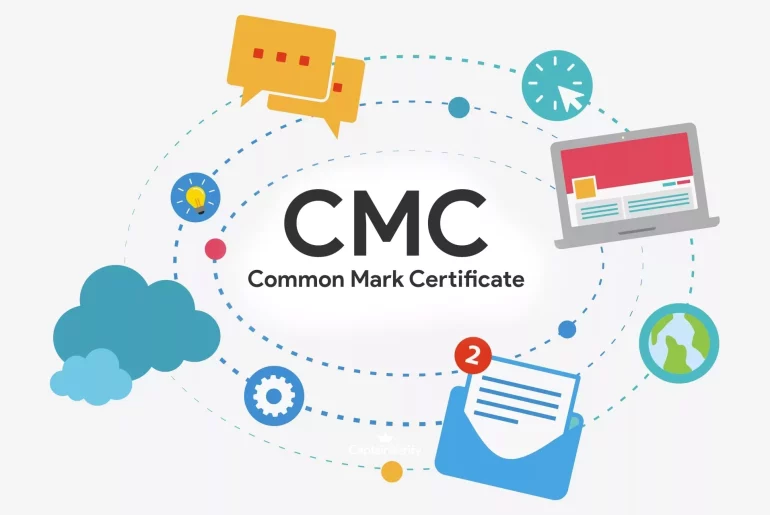 Ilustração do certificado Common Mark (CMC).